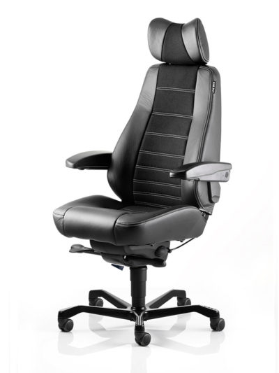 24-Stunden-Stuhl Controller Stoff und Leder - SeatErgo