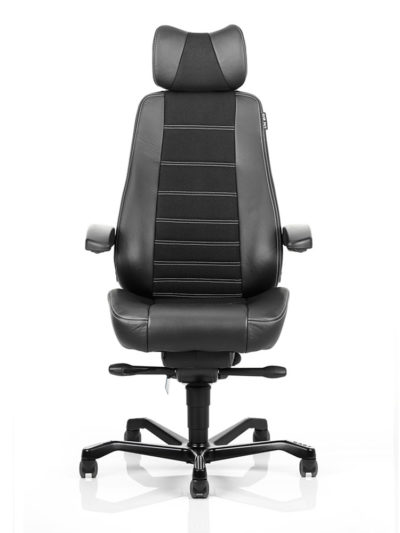 24-Stunden-Stuhl Controller Stoff und Leder - Loew Ergo